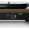 Lenco LS-100WD Wood LS-100WD Πικάπ Belt Drive με Προενίσχυση και Ενσωματωμένα Ηχεία Καφέ