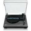 Lenco LS-10 LEN-LS10BLA Πικάπ Belt Drive με Προενίσχυση και Ενσωματωμένα Ηχεία Μαύρο
