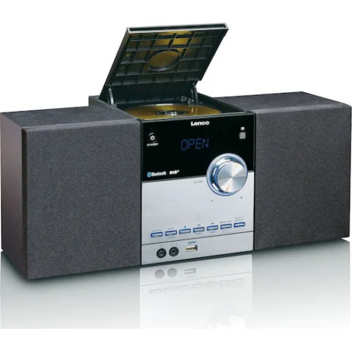 Lenco Ηχοσύστημα 2.0 MC-150 MC-150 20W με CD Player και Bluetooth Μαύρο