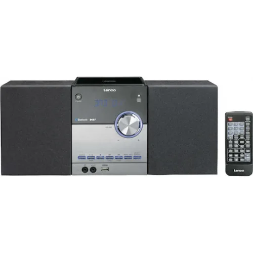 Lenco Ηχοσύστημα 2.0 MC-150 MC-150 20W με CD Player και Bluetooth Μαύρο