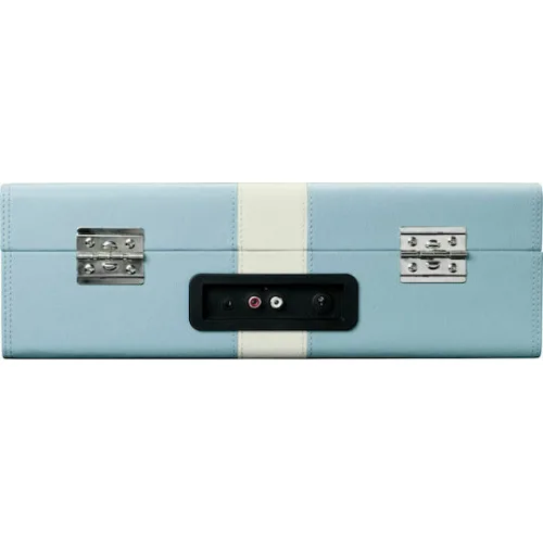 Lenco TT-110 TT110BW Βαλιτσάκι Πικάπ Belt Drive με Προενίσχυση και Ενσωματωμένα Ηχεία Μπλε
