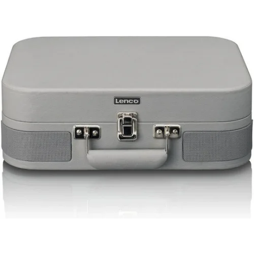 Lenco TT-116 TT-116GR Βαλιτσάκι Πικάπ Belt Drive με Προενίσχυση και Ενσωματωμένα Ηχεία Γκρι