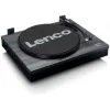 Lenco LS-301 LS-301BK Πικάπ Belt Drive με Προενίσχυση και Ενσωματωμένα Ηχεία Μαύρο