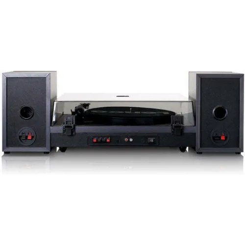 Lenco LS-301 LS-301BK Πικάπ Belt Drive με Προενίσχυση και Ενσωματωμένα Ηχεία Μαύρο