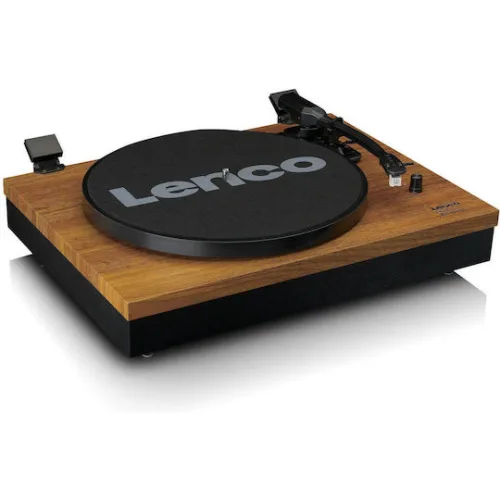 Lenco Πικάπ Belt Drive με Προενίσχυση και Ενσωματωμένα Ηχεία Καφέ