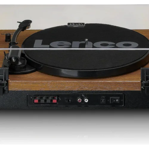 Lenco Πικάπ Belt Drive με Προενίσχυση και Ενσωματωμένα Ηχεία Καφέ