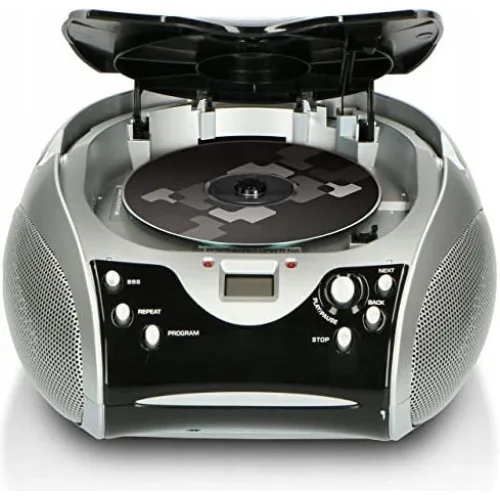 Lenco Φορητό Ηχοσύστημα με CD / MP3 / Ραδιόφωνο σε Μαύρο Χρώμα