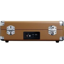 Lenco TT-10 TT10 Βαλιτσάκι Πικάπ Belt Drive με Προενίσχυση και Ενσωματωμένα Ηχεία Καφέ Lenco TT-10 TT10 Βαλιτσάκι Πικάπ Belt Drive με Προενίσχυση και Ενσωματωμένα Ηχεία Καφέ