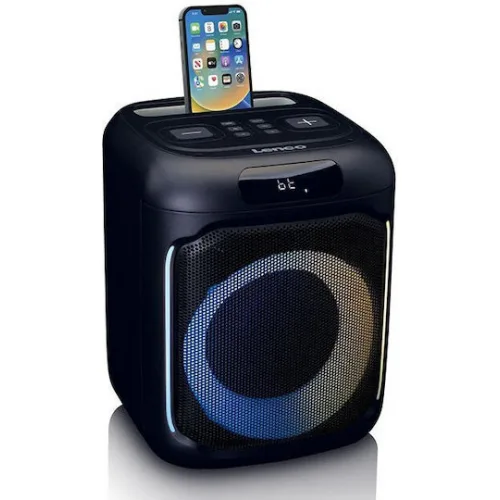 Lenco Σύστημα Karaoke με Ασύρματo Μικρόφωνo σε Μαύρο Χρώμα