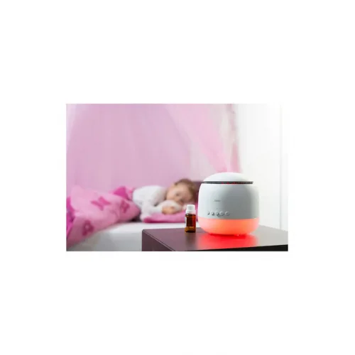 Alecto Led Συσκευή Αρωματοθεραπείας με Φωτάκι Νυκτός 3 σε 1 Λευκή BC-23