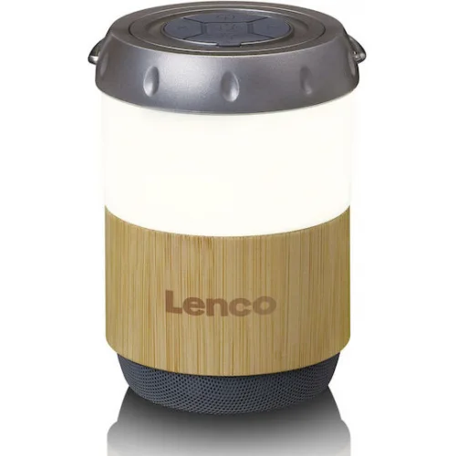Lenco Ηχείο Bluetooth 3W με Διάρκεια Μπαταρίας έως 40 ώρες Bamboo-White