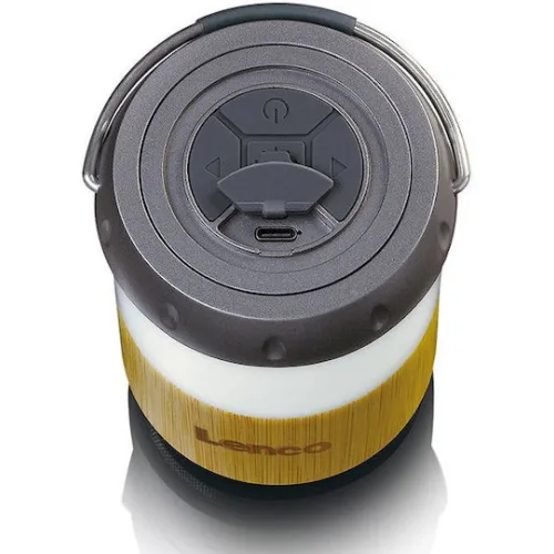Lenco Ηχείο Bluetooth 3W με Διάρκεια Μπαταρίας έως 40 ώρες Bamboo-White