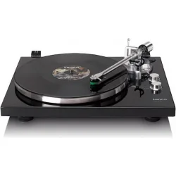 Lenco LBT-215BK Πικάπ Belt Drive με Προενίσχυση Μαύρο