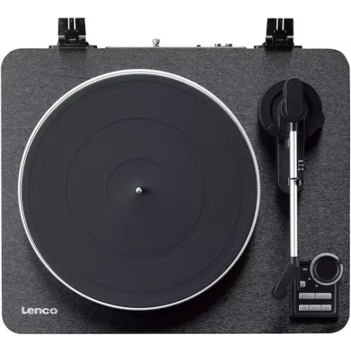 Lenco LBTA-165 LBTA-165BK Βαλιτσάκι Πικάπ Belt Drive με Προενίσχυση Μαύρο