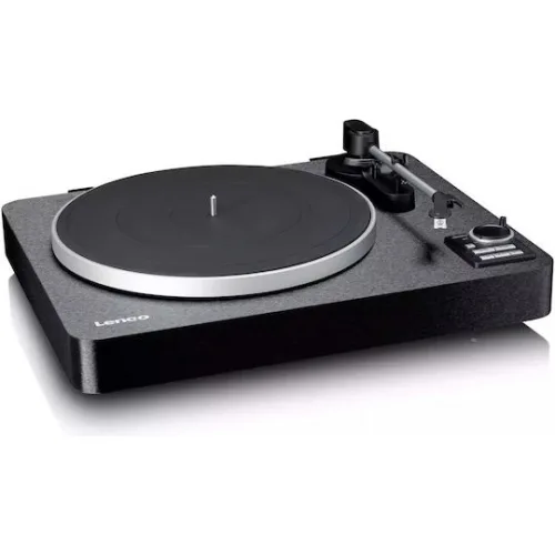 Lenco LBTA-165 LBTA-165BK Βαλιτσάκι Πικάπ Belt Drive με Προενίσχυση Μαύρο