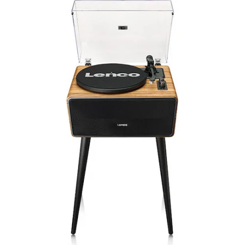 Lenco LS-570OK Πικάπ Belt Drive με Προενίσχυση και Ενσωματωμένα Ηχεία Καφέ