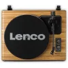 Lenco LS-570OK Πικάπ Belt Drive με Προενίσχυση και Ενσωματωμένα Ηχεία Καφέ