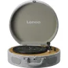 Lenco LS-66GY Βαλιτσάκι Πικάπ Belt Drive με Προενίσχυση και Ενσωματωμένα Ηχεία Γκρι