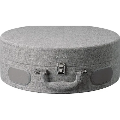 Lenco LS-66GY Βαλιτσάκι Πικάπ Belt Drive με Προενίσχυση και Ενσωματωμένα Ηχεία Γκρι