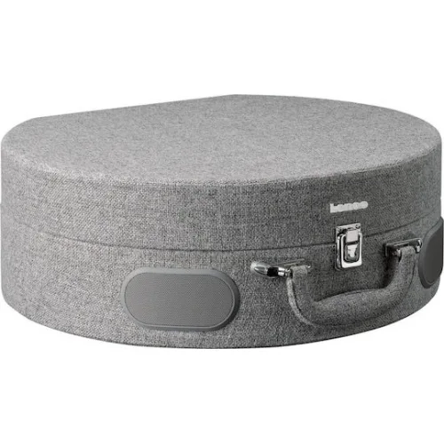 Lenco LS-66GY Βαλιτσάκι Πικάπ Belt Drive με Προενίσχυση και Ενσωματωμένα Ηχεία Γκρι