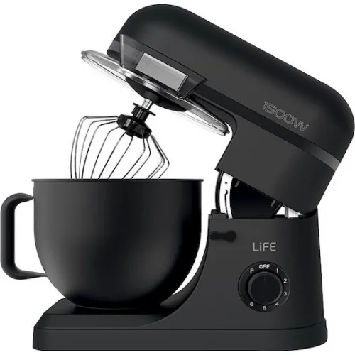 Life Fine Dining Κουζινομηχανή 1500W με Ανοξείδωτο Κάδο 7lt