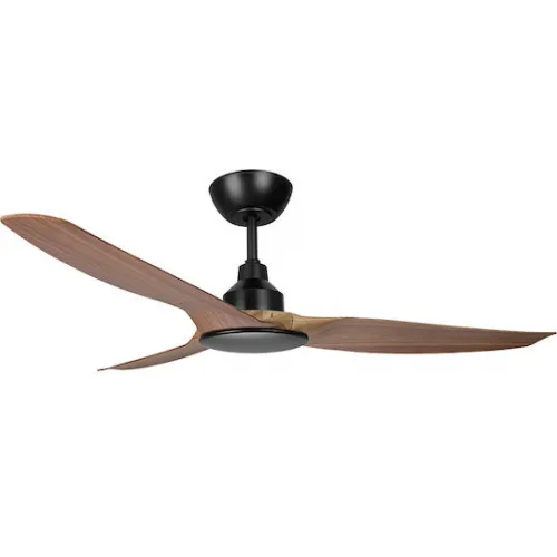 Life Ανεμιστήρας Οροφής 132cm με Τηλεχειριστήριο Μαύρος