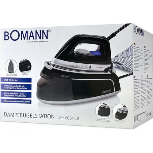 Bomann Σύστημα Σιδερώματος Πίεσης 3.5bar με Δοχείο 1.2lt