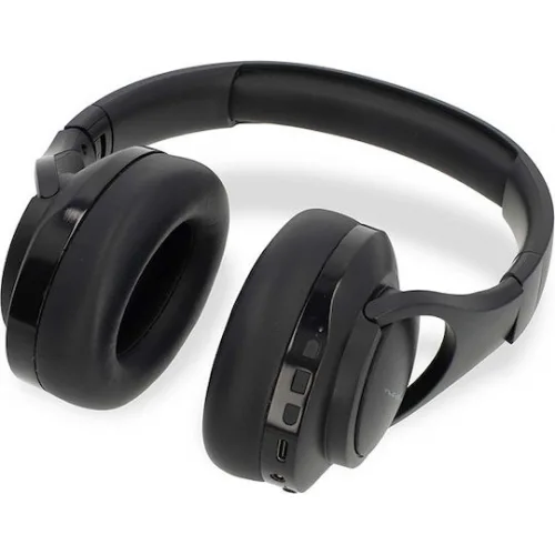 Nedis HPBT6024BK Ασύρματα / Ενσύρματα Over Ear Ακουστικά με 28 ώρες Λειτουργίας και Quick Charge Μαύρα Nedis HPBT6024BK Ασύρματα / Ενσύρματα Over Ear Ακουστικά με 28 ώρες Λειτουργίας και Quick Charge Μαύρα