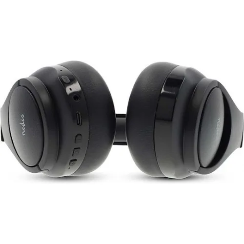 Nedis HPBT6024BK Ασύρματα / Ενσύρματα Over Ear Ακουστικά με 28 ώρες Λειτουργίας και Quick Charge Μαύρα Nedis HPBT6024BK Ασύρματα / Ενσύρματα Over Ear Ακουστικά με 28 ώρες Λειτουργίας και Quick Charge Μαύρα