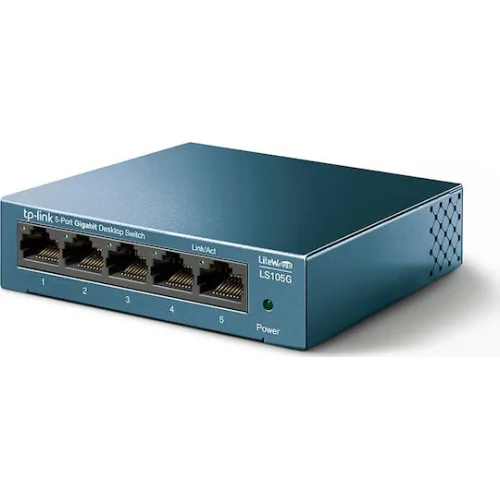 TP-LINK LS105G v1 Unmanaged L2 Switch με 5 Θύρες Gigabit (1Gbps) Ethernet