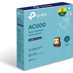 TP-LINK Archer T2U Nano v1 Ασύρματος USB Αντάπτορας Δικτύου 600Mbps TP-LINK Archer T2U Nano v1 Ασύρματος USB Αντάπτορας Δικτύου 600Mbps