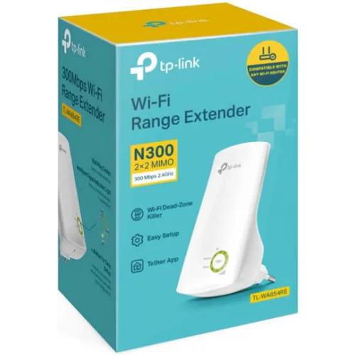 TP-LINK TL-WA854RE v4 WiFi Extender Single Band (2.4GHz) 300Mbps