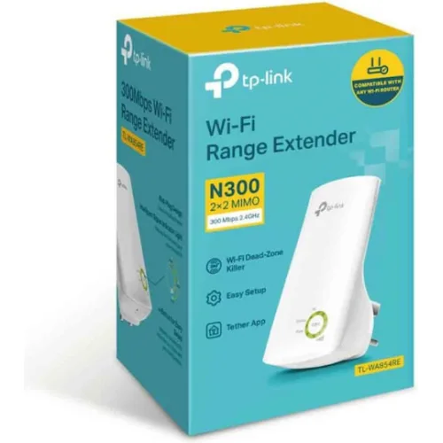TP-LINK TL-WA854RE v4 WiFi Extender Single Band (2.4GHz) 300Mbps