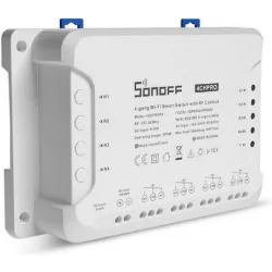 Sonoff 4CH PRO R3 Smart Ενδιάμεσος Διακόπτης με Wi-Fi και RF