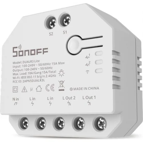 Sonoff Smart Ενδιάμεσος Διακόπτης Wi-Fi