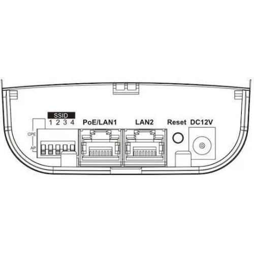 Hikvision DS-3WF02C-5AC/O Αξεσουάρ Συστημάτων Συναγερμού WiFi Bridge 5 GHz Εξωτερικού Χώρου
