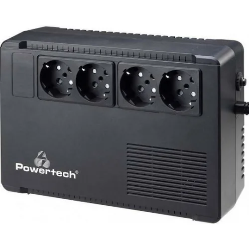Powertech UPS Line-Interactive 950VA 570W με 4 Schuko Πρίζες