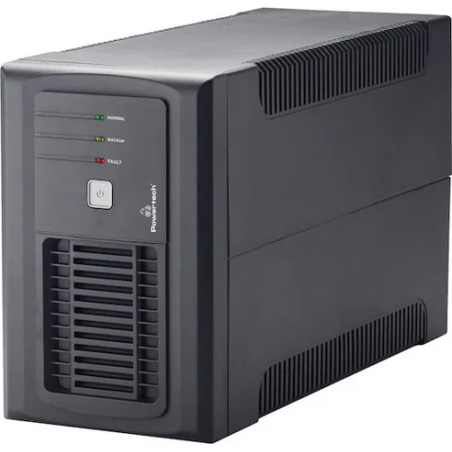 Powertech UPS Line-Interactive 1900VA 1140W με 4 Schuko Πρίζες