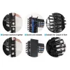 Powertech Οδηγοί Καλωδίων για Rack NETW-0006 με 23 Sockets Μαύρο 2τμχ