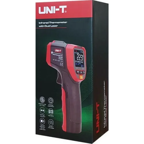 Uni-T UT301DPLUS Θερμόμετρο Υπερύθρων για Θερμοκρασίες από -32°C έως 600°C με Αναλογία Απόστασης 12:1