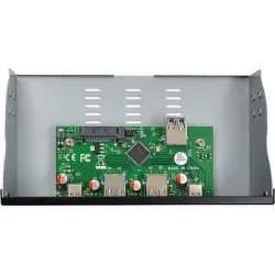 Powertech Front Panel 5.25" σε 2x USB 3.1 & 2x USB-C
