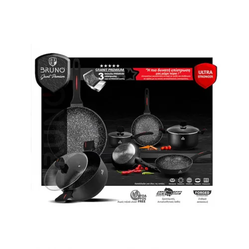 Bruno Βαθιά Κατσαρόλα από Αλουμίνιο 26cm