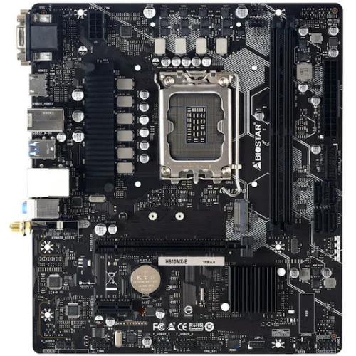 Biostar H610MX-E rev. 6.0 Wi-Fi Motherboard Micro ATX με Intel 1700 Socket