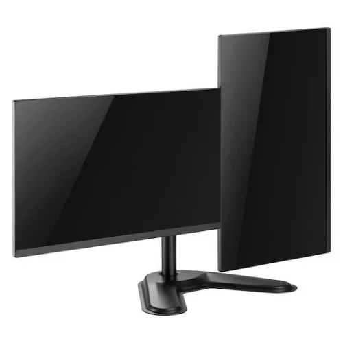 Brateck Βάση Γραφείου για 2 Οθόνες έως 32" με Βραχίονα (LDT57-T02)