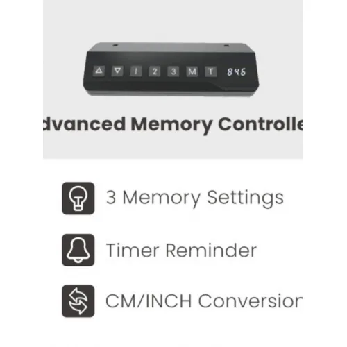Γωνιακό Ηλεκτρικό Γραφείο Ξύλινο Μαύρο με Μεταλλικά Πόδια & Ρυθμιζόμενο Ύψος 136x120x73εκ.