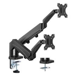 Brateck Βάση Γραφείου για 2 Οθόνες έως 32" με Βραχίονα (LDT56-C024)