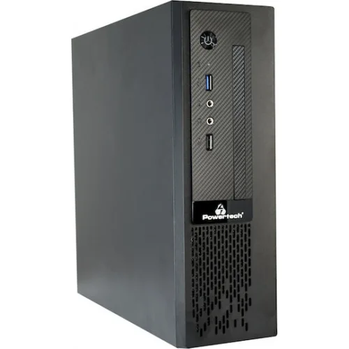 Powertech PT-1098 Mini Tower Κουτί Υπολογιστή Μαύρο