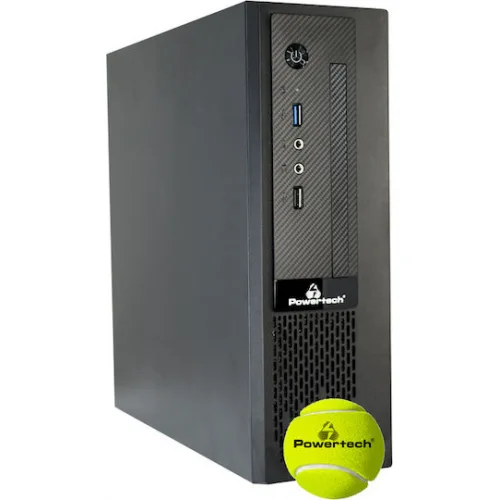 Powertech PT-1098 Mini Tower Κουτί Υπολογιστή Μαύρο