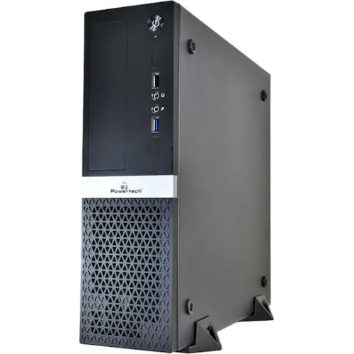 Powertech PT-1099 Mini Tower Κουτί Υπολογιστή Μαύρο