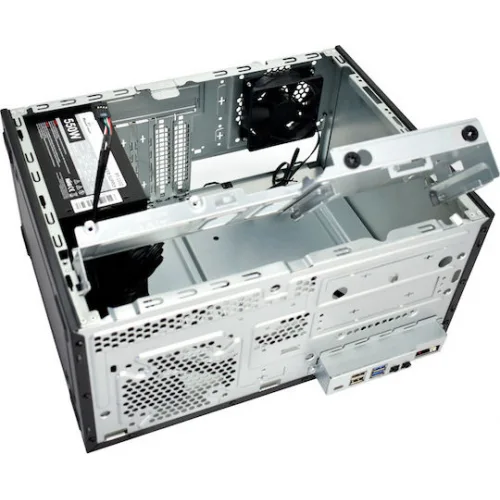 Powertech PT-1101 Mini Tower Κουτί Υπολογιστή Μαύρο